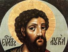 Apoštol a evangelista Lukáš Troparion svatému apoštolovi a evangelistovi Lukáši doktorovi